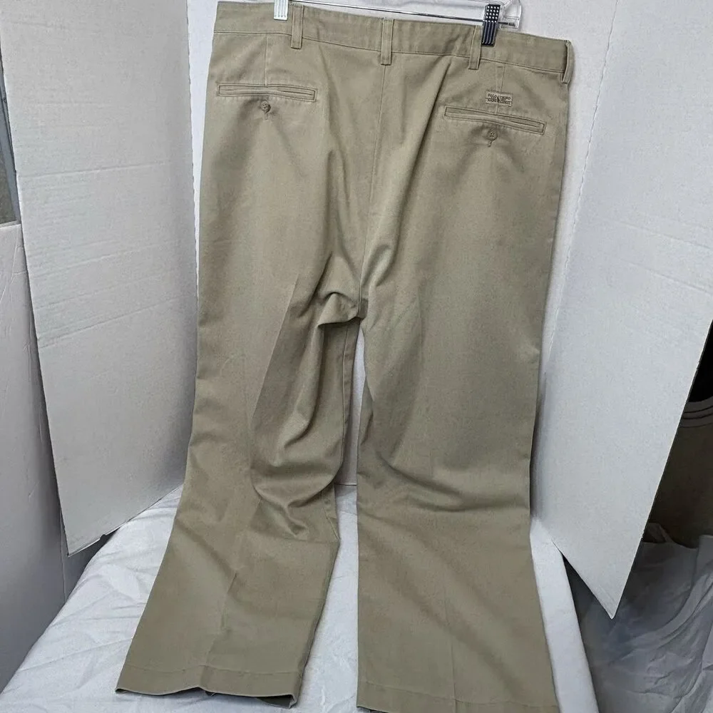 Polo Ralph Lauren Pants Mens 38x30 Beige Andrew Pleated Relaxed Classic Chino